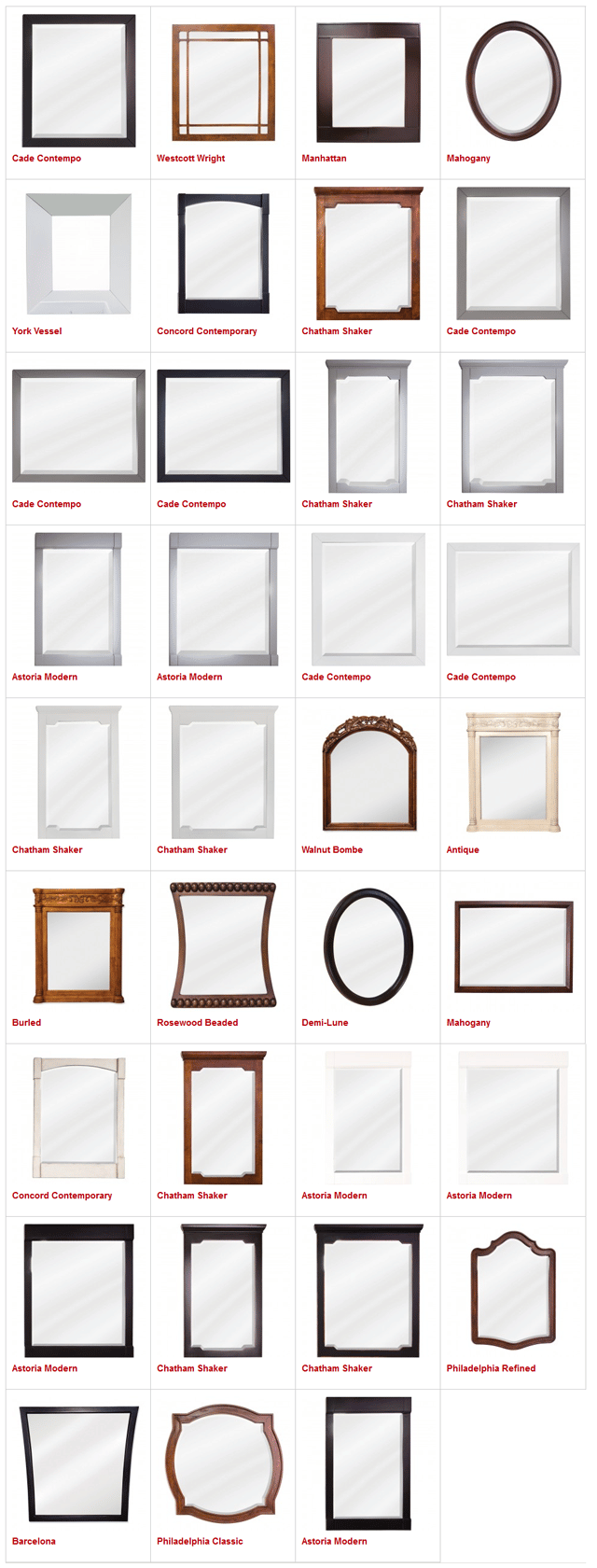 Jeffrey Alexander Bath Furniture 6 Jeffrey Alexander Mirrors