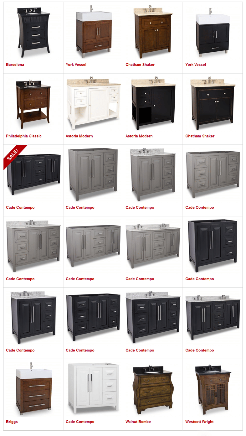 Jeffrey Alexander Bath Furniture 1 Jeffrey Alexander Vanities