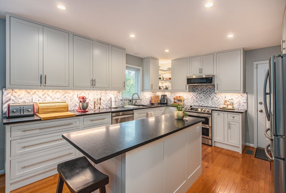 9 Bathrooms With Gray Cabinets Ideas 141 Selman Falls Church Kitchen Photos 6 of 23