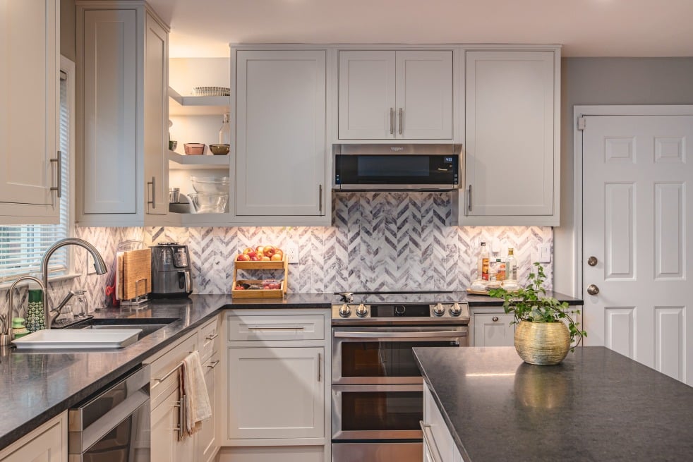 How to Deep Clean Kitchen Cabinets? 151 Selman Falls Church Kitchen Photos 7 of 23
