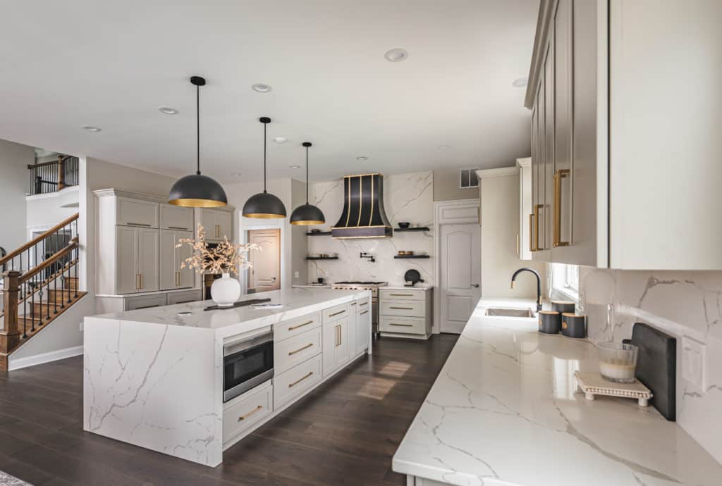 How To Make Stock Kitchen Cabinets Look Custom 144 USA C S Gina s Kitchen Photos 2 of 40