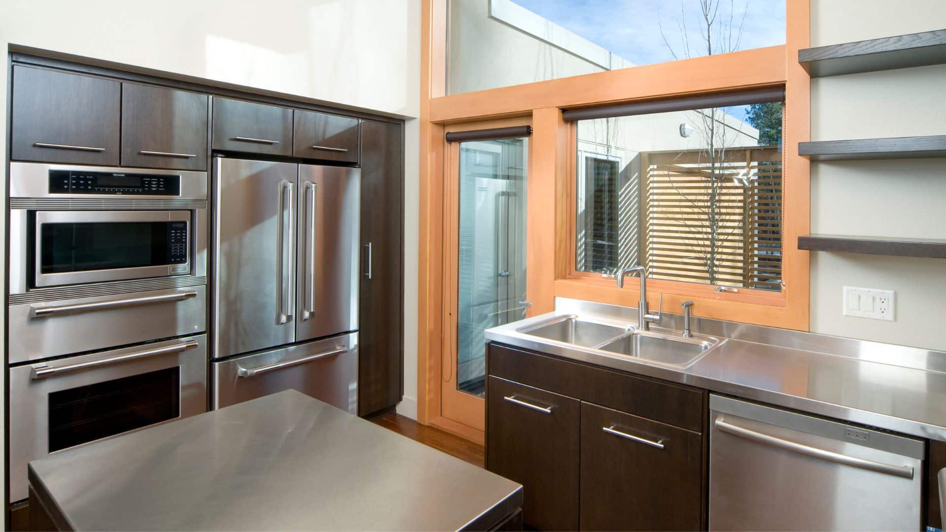 2. Small Stainless Chefs Table