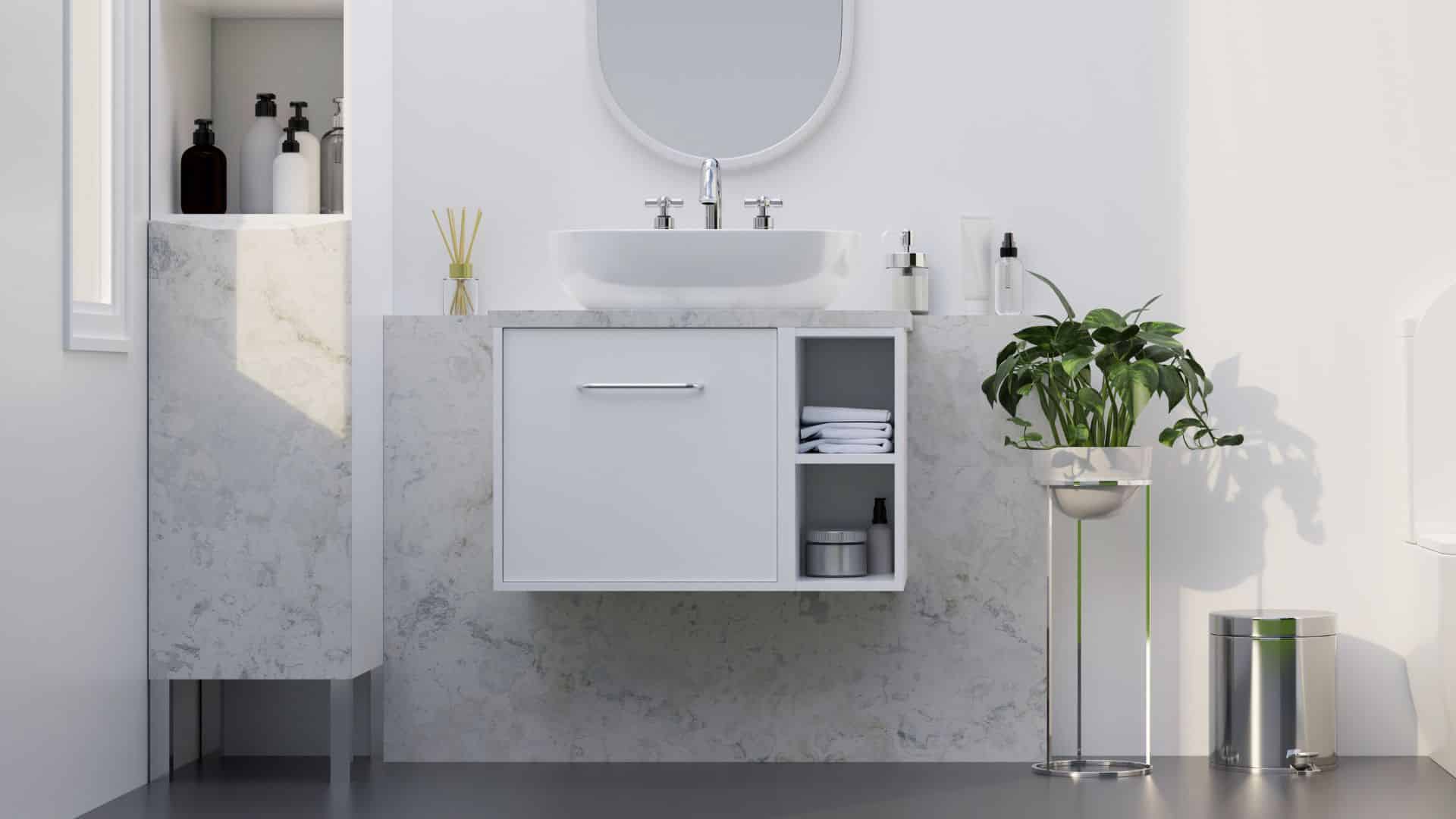 Bathroom Appliance Storage Cabinet