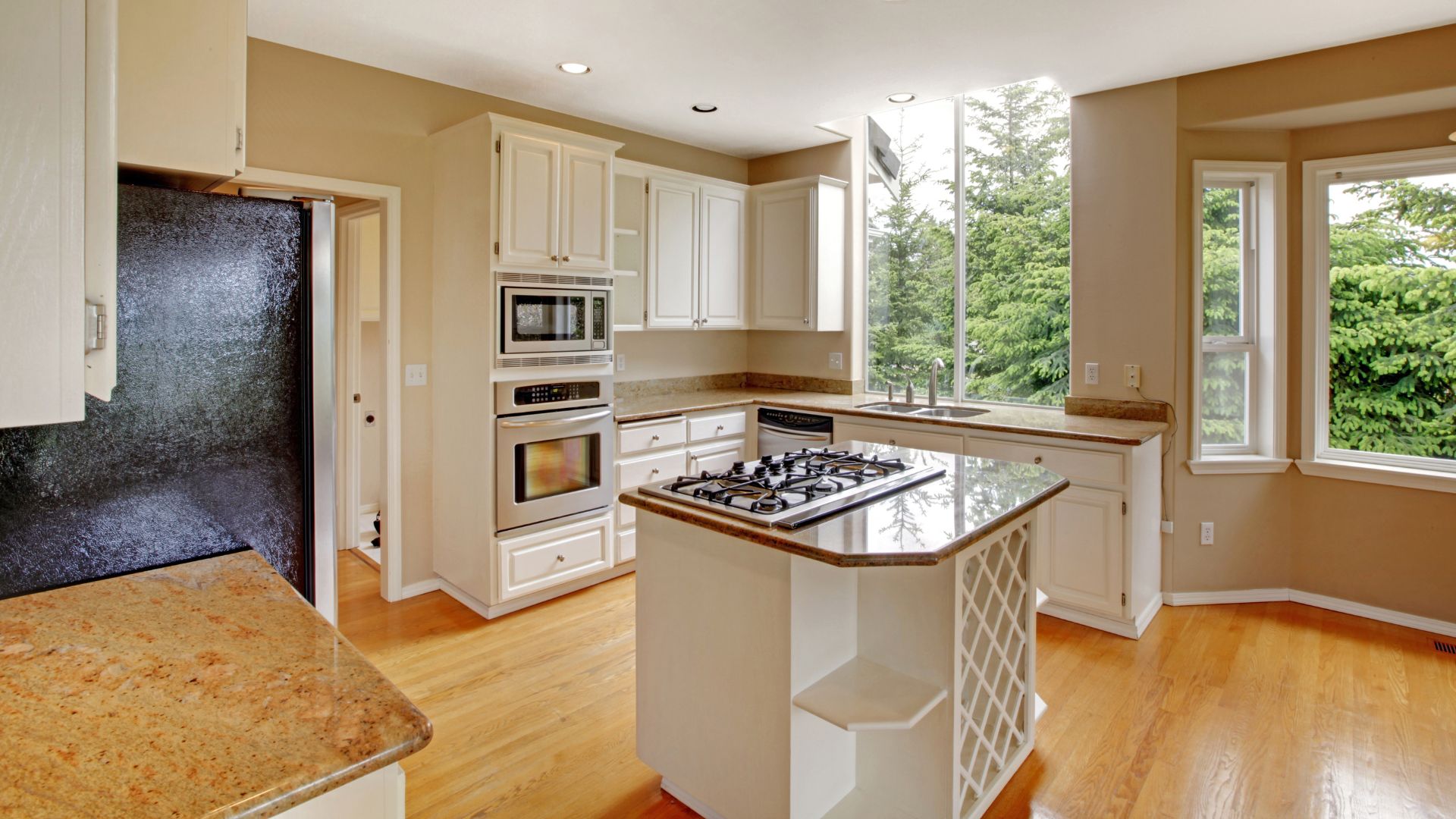 Recycled Bookcase Turned Kitchen Island
