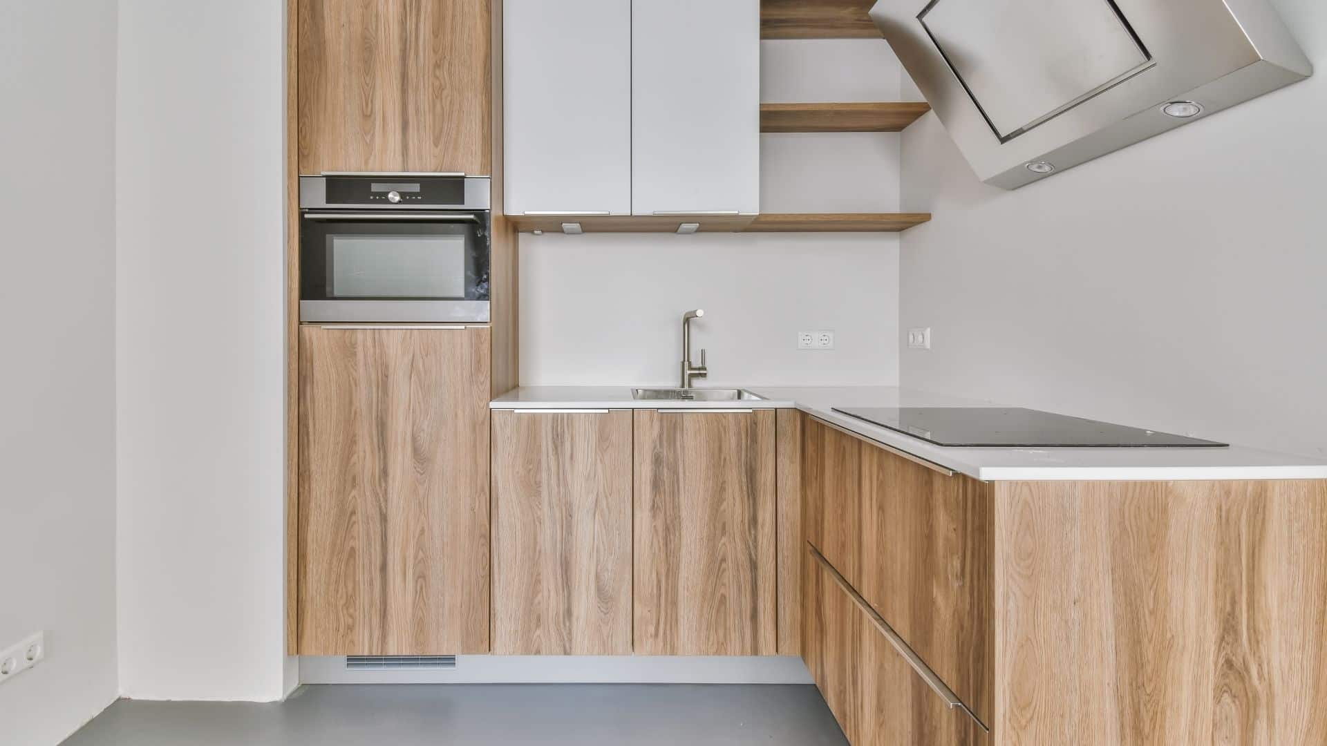 Small minimalist kitchens are all about functionality