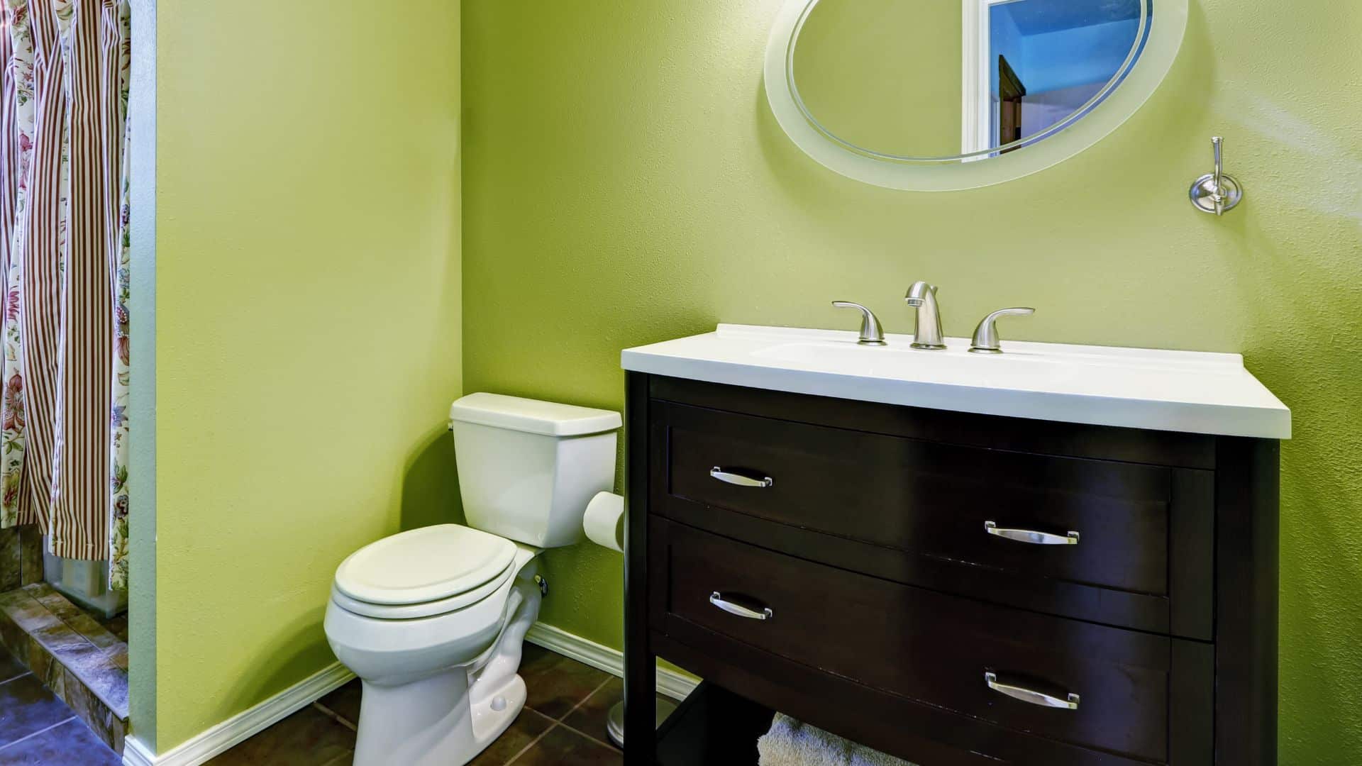 6 Inspiring Bathroom Remodeling Design Ideas In Groveton, VA 2 A Green Bathroom Adds Lively Mystery To Your Home