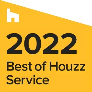 2022 Best of Houzz Service award badge for USA Cabinet Store.