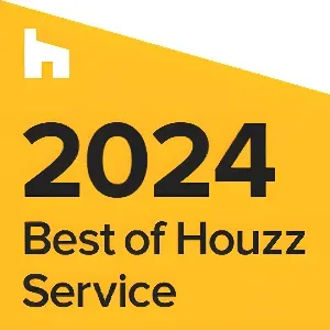 2024 Best of Houzz Service award badge for USA Cabinet Store.