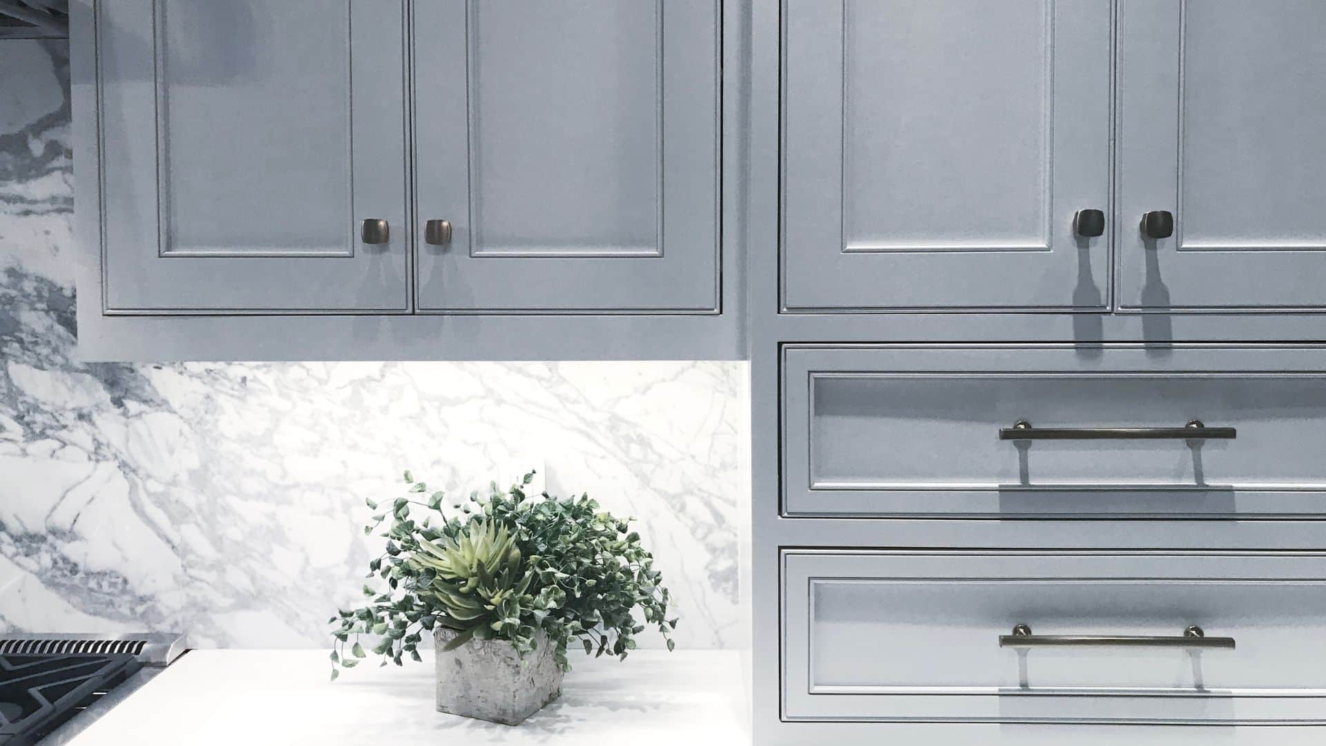 Beaded Frame Cabinets