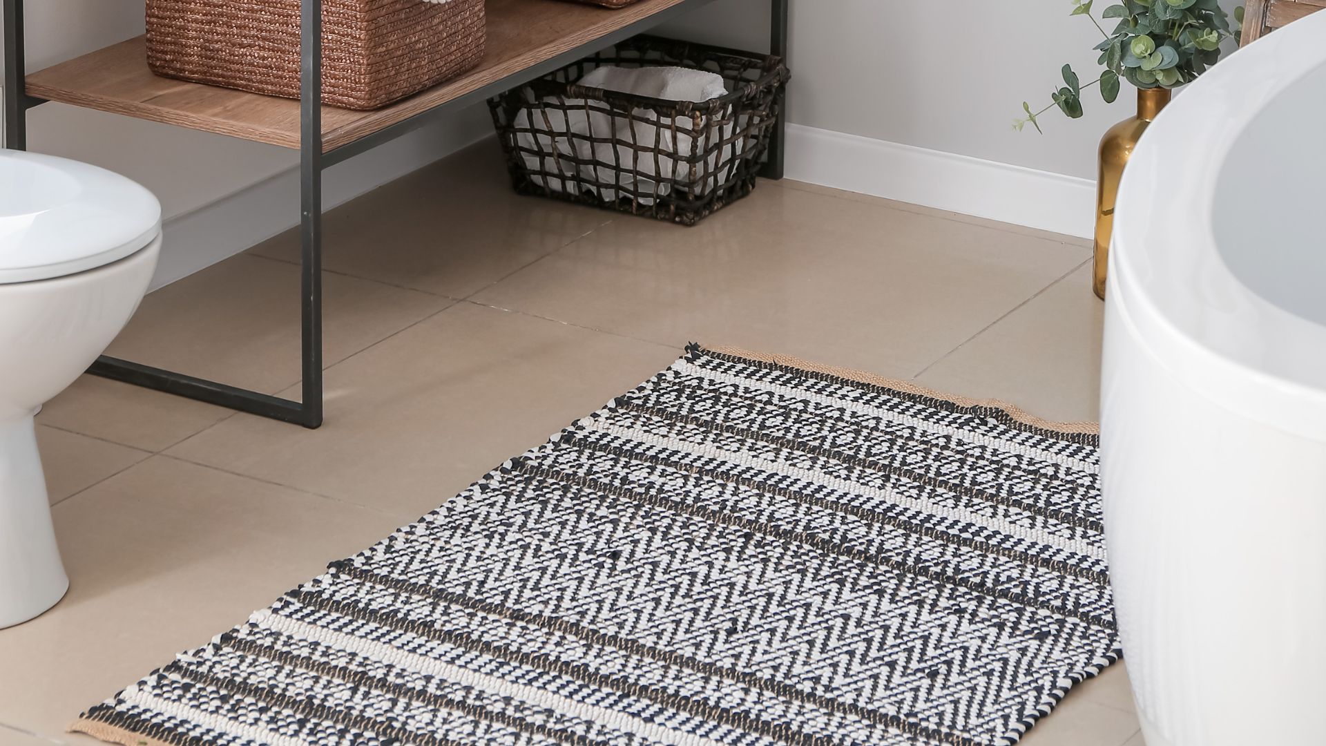 Put in a Patterned Rug