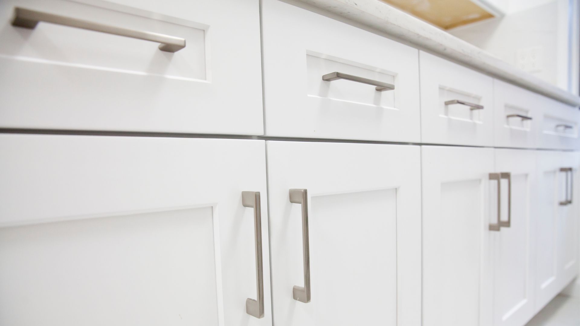 Cabinetry 7 white base kitchen cabinets