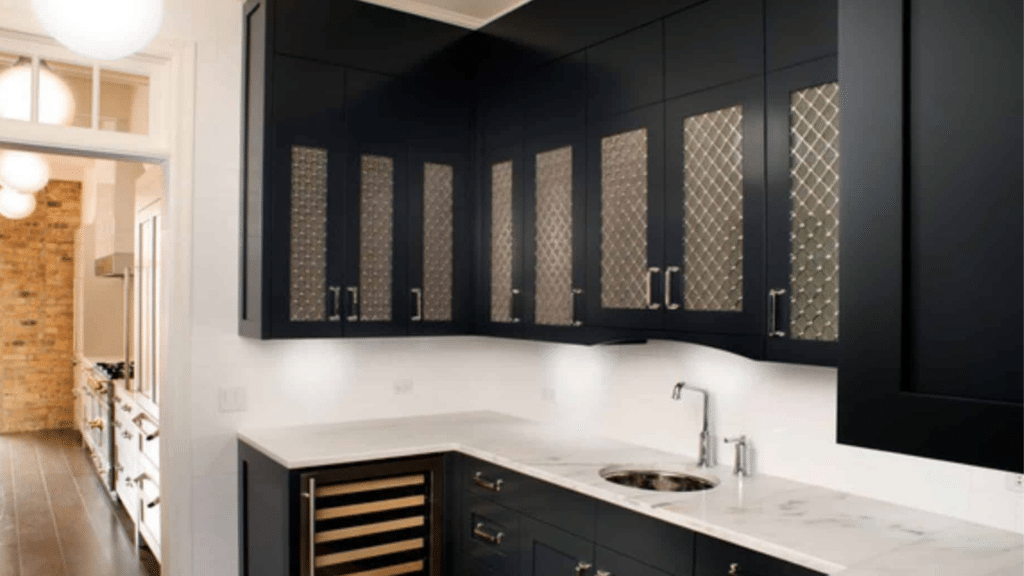 Kitchen Cabinet Ideas for a Classic and Modern Look 5 METAL GRATES CABINET FRONTS