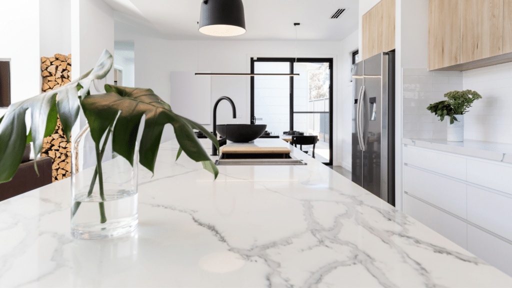 Top 21 Amazing Kitchen Remodeling Before and After Photos 16 Marble Countertops