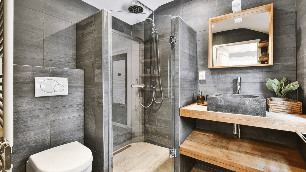 21 Bathroom Remodeling Ideas to Transform Your Space in 2024 11 Mixing Materials