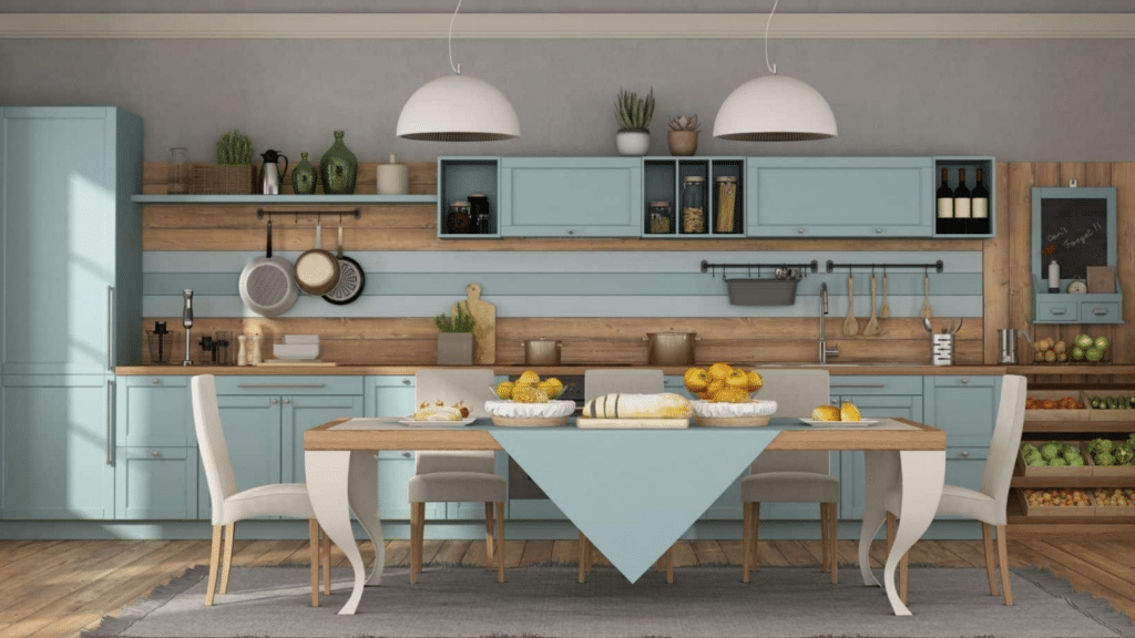 Kitchen Cabinet Ideas for a Classic and Modern Look 22 PASTEL TONE KITCHEN CABINETS