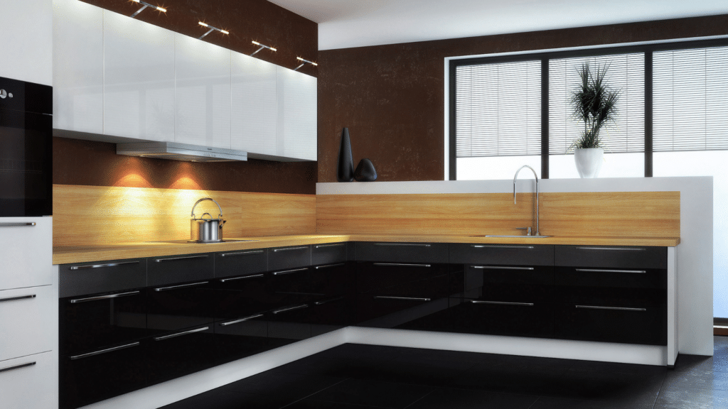 Kitchen Cabinet Ideas for a Classic and Modern Look 12 SHINY FINISH KITCHEN CABINETS