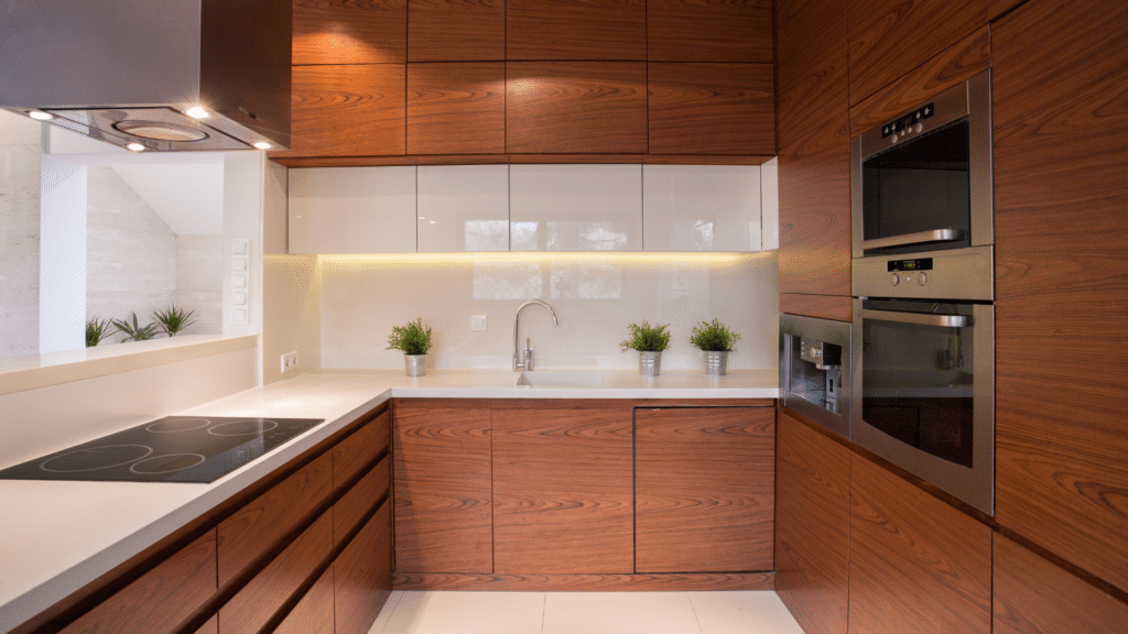 Kitchen Cabinet Ideas for a Classic and Modern Look 20 WOODEN KITCHEN CABINETS WITH STEEL ACCENTS