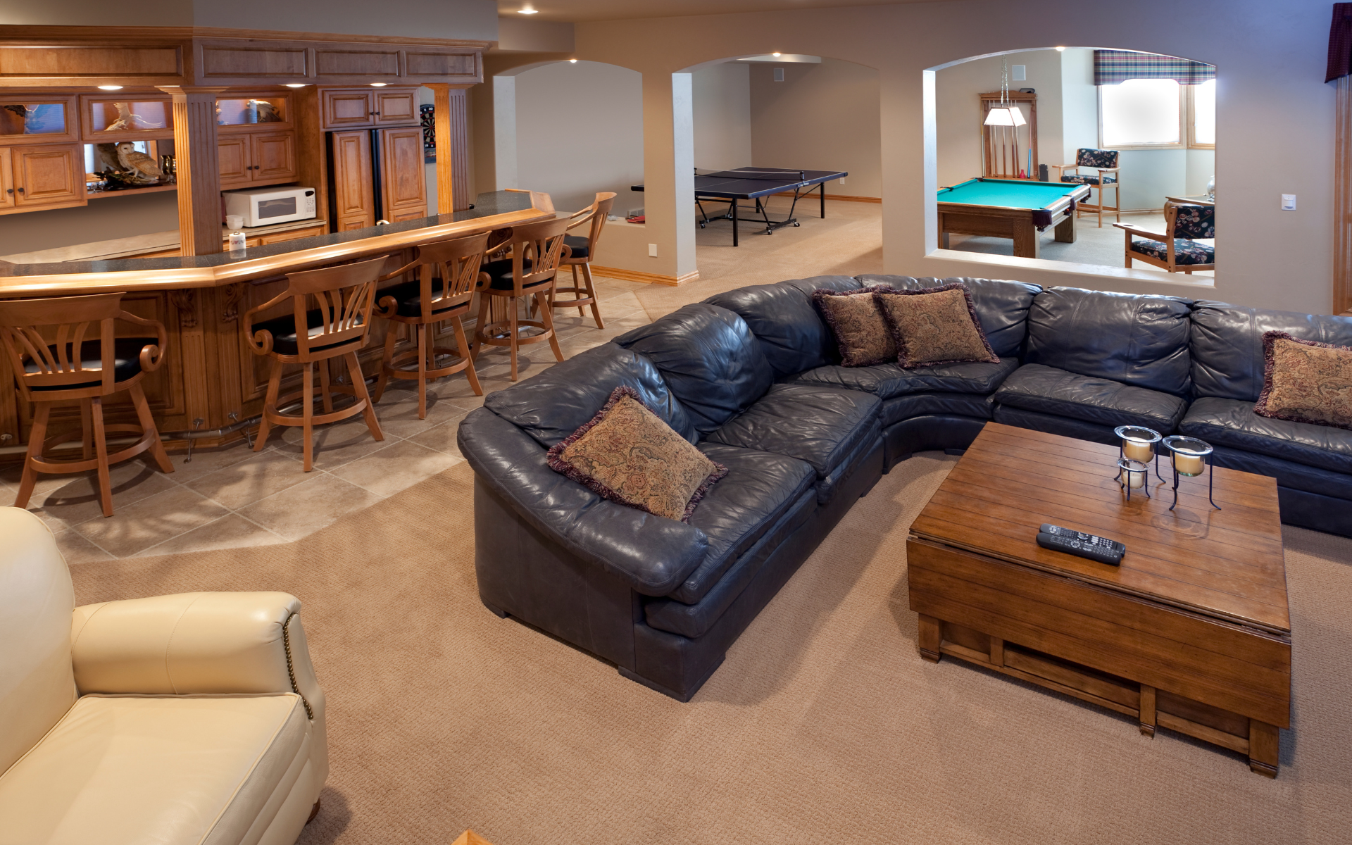 Finished Basement Ideas