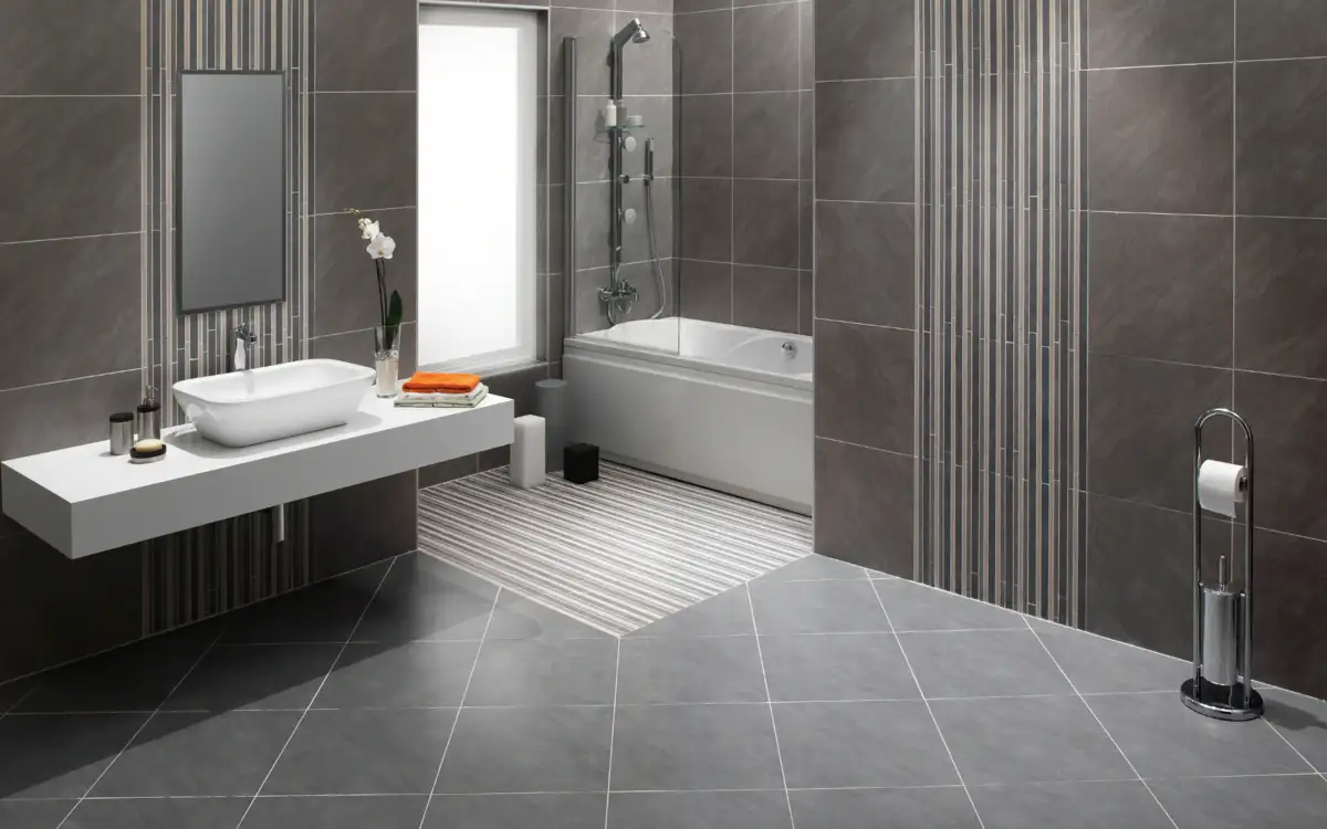 modern-bathroom-remodeled accordiing to trends in chesapeake VA
