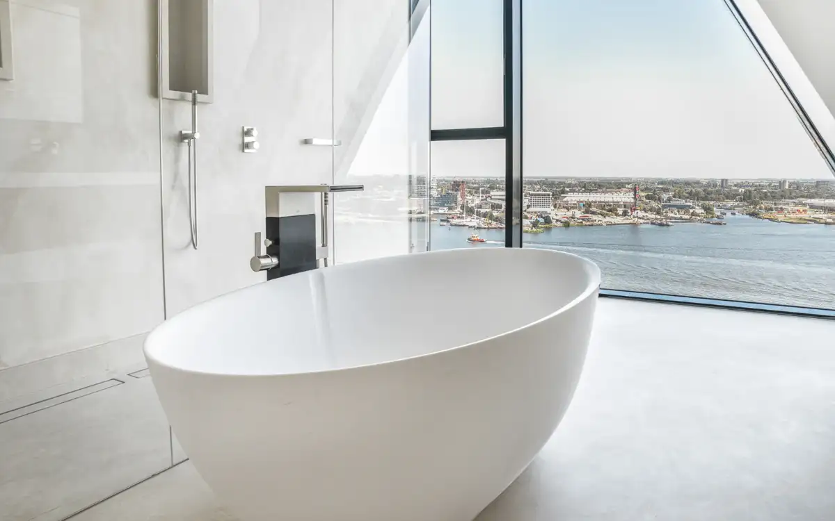 trending huge white bathroom layouts located in virginia beach