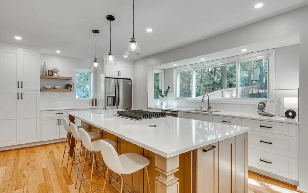 warm inviting neutrals kitchen