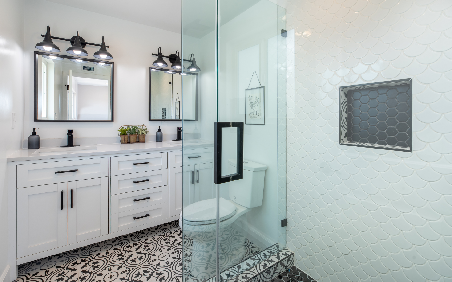 Double Up with His And Hers Vanities