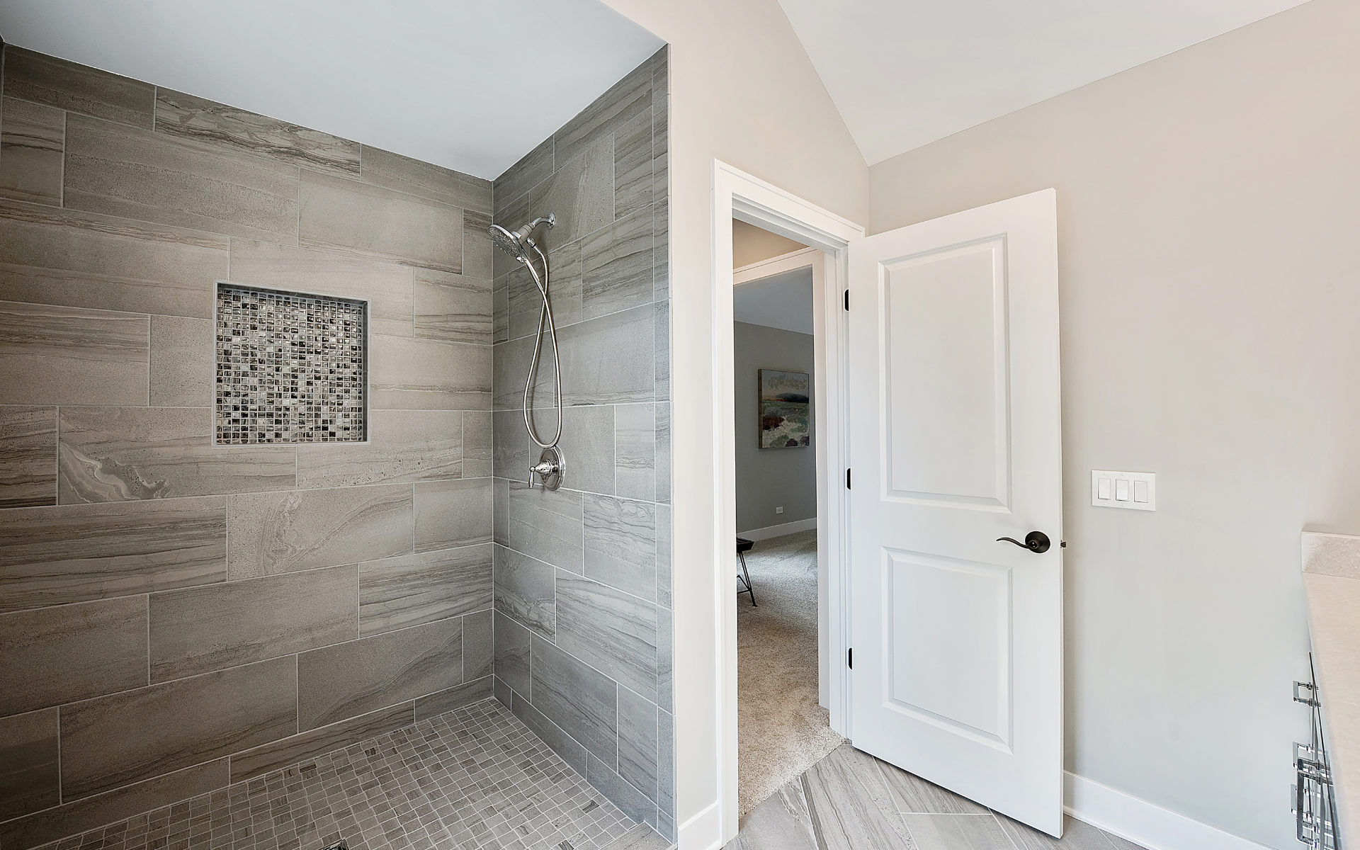 Open Walk In Showers Offer a Modern Spa Like Feel