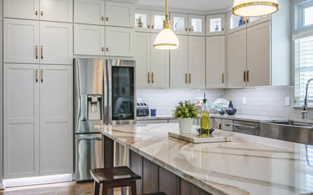 kitchen remodeled with quality custom cabinets