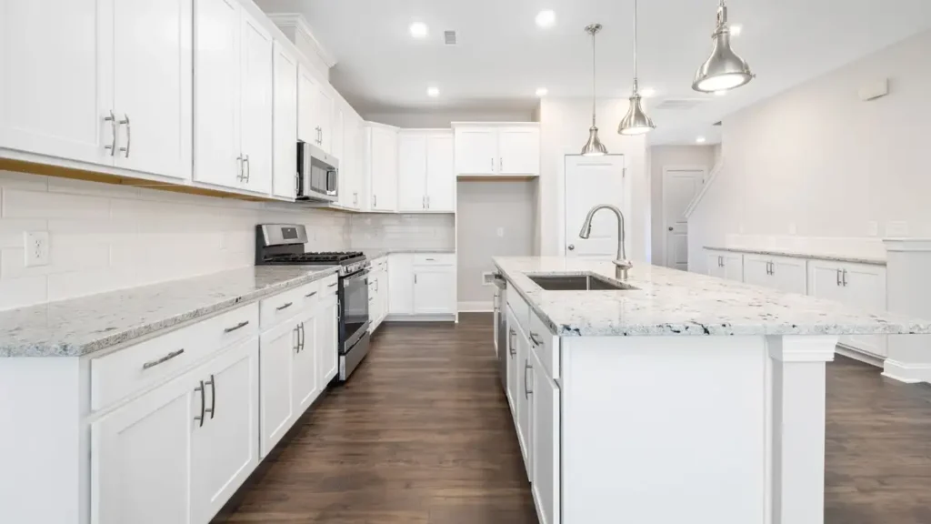 A Kitchen Island Adds Style and Function