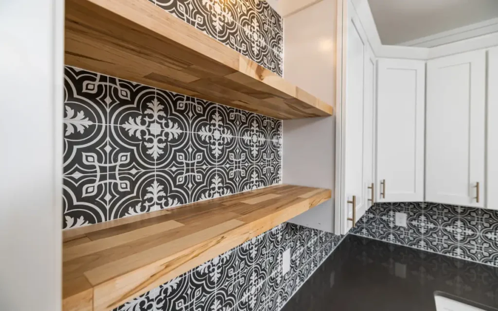 remodeled kitchen with Custom Storage