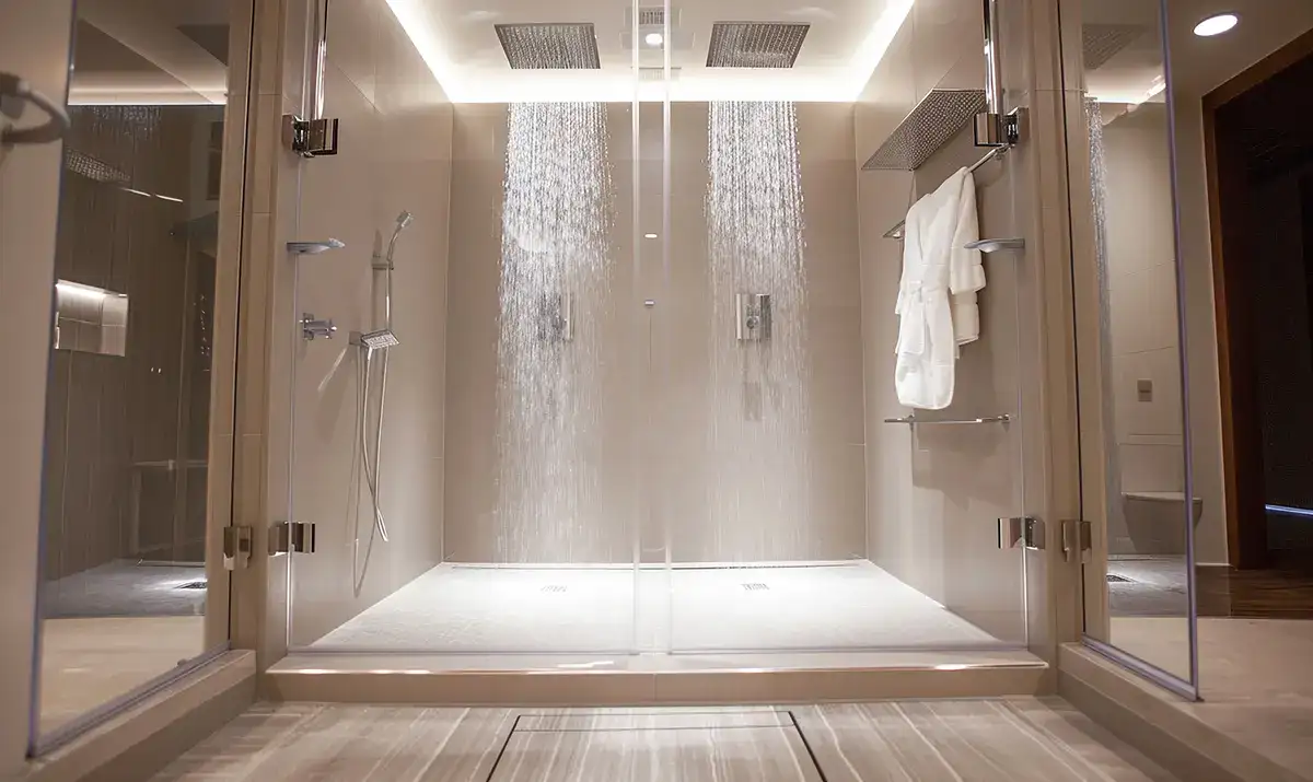 22 Stylish Walk-In Shower Ideas in 2025 16 large shower panels