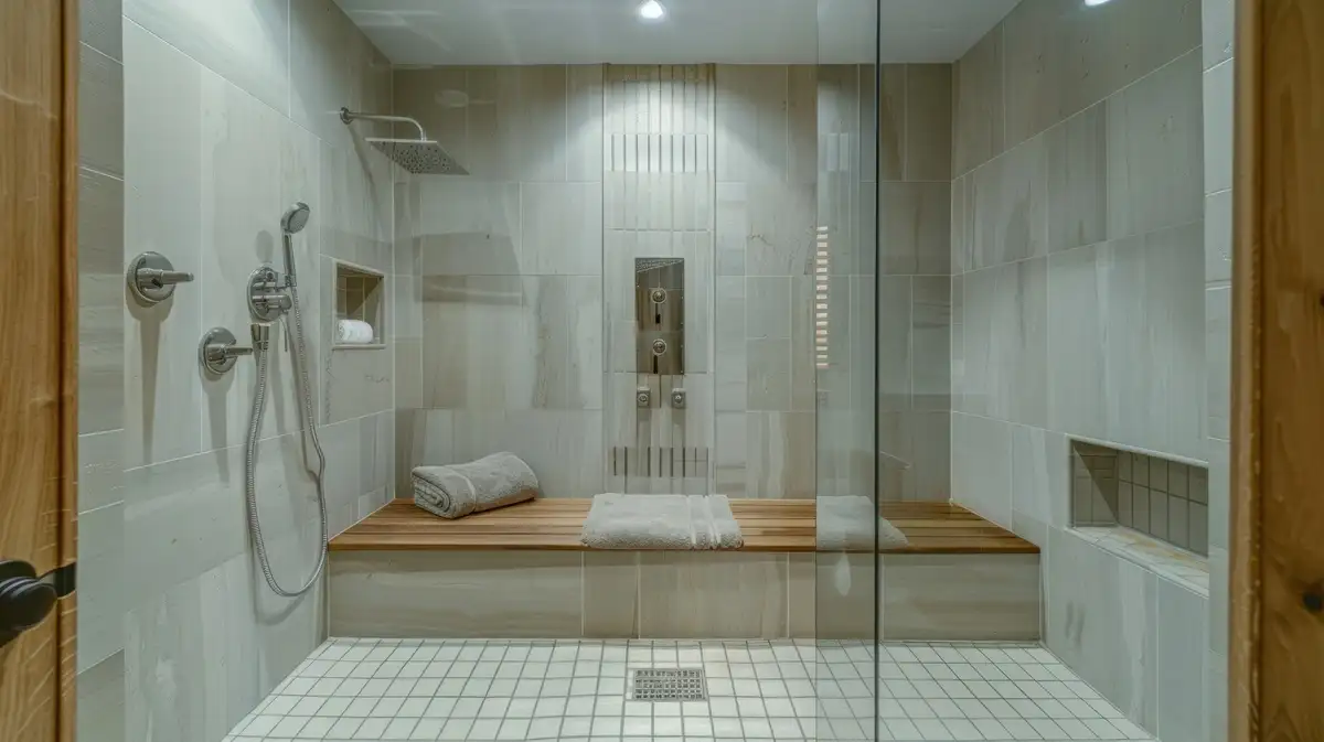 22 Stylish Walk-In Shower Ideas in 2025 10 natural walk in shower design with seating