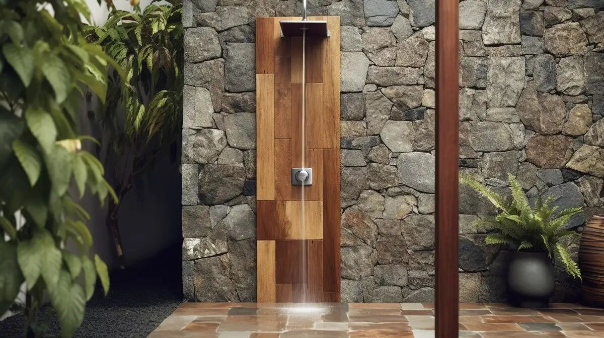22 Stylish Walk-In Shower Ideas in 2025 20 Rustic Stone walk in shower