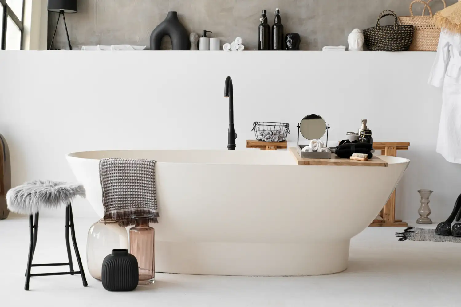 bathtub vs showers are presented on image