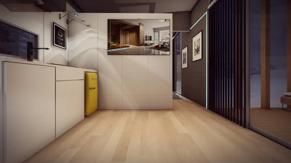 kitchen engineered wood floor