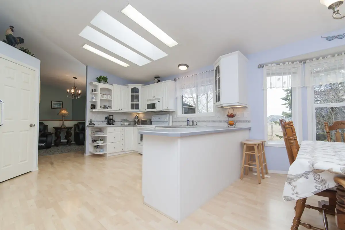 Luxury vinly plank lvp kitchen floor