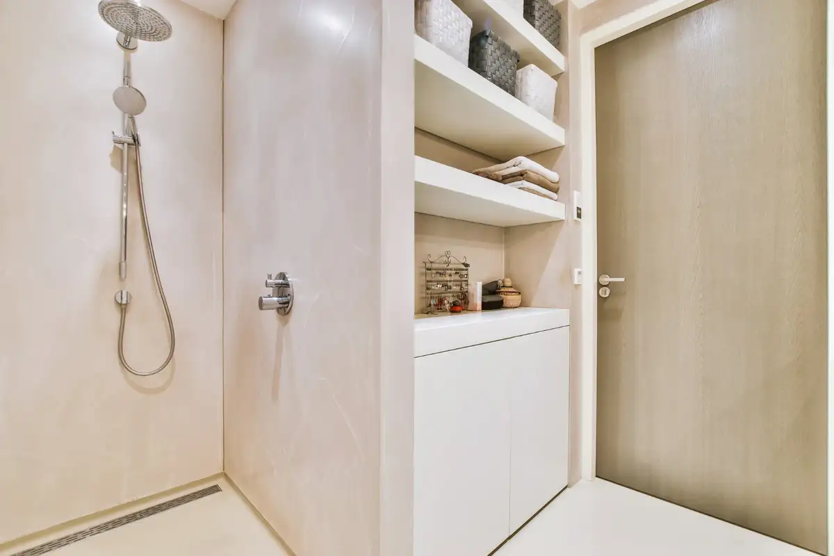 Top 10 Bathroom Remodel Trends in Northern Virginia 3 integrated bathroom storage solution