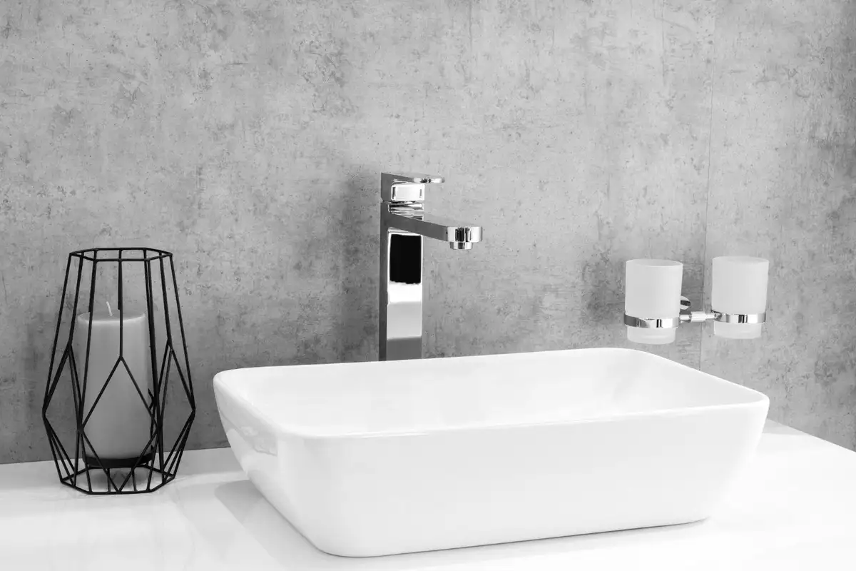 a bathroom faucet replacement is done recently