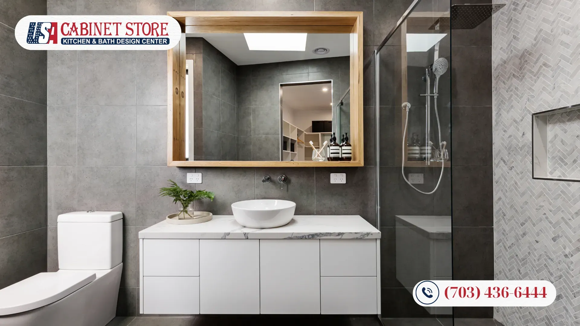How to Plan a Bathroom Remodel in Fairfax: 9-Step Guide 39 Small-Bathroom-with-Floating-Vanity