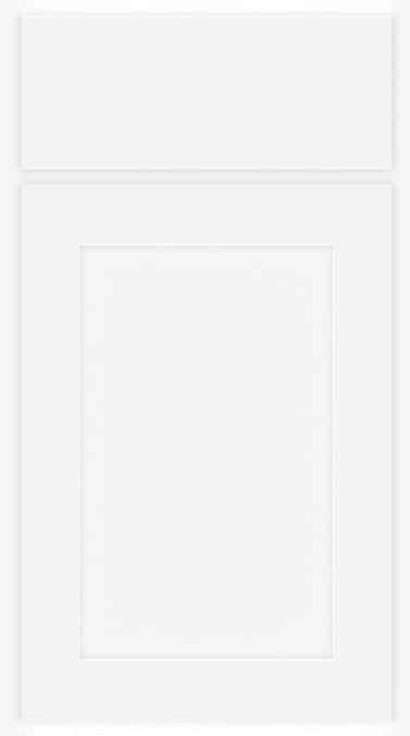 Fairfax Kitchen Cabinets 22 Light gray Galaxy Horizon shaker cabinet door with a recessed panel and matching slab drawer front.