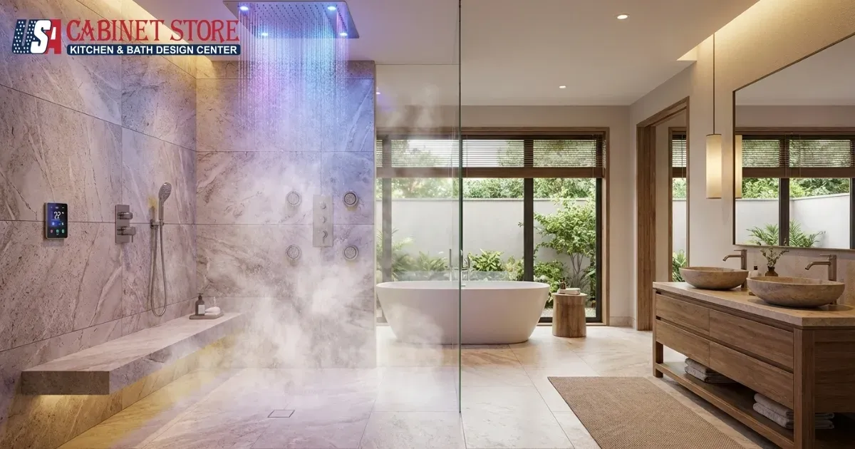 Essential Guide to Standard Shower Sizes for Optimal Bathroom Design 2026 27 Spa-Inspired-Luxury-Features