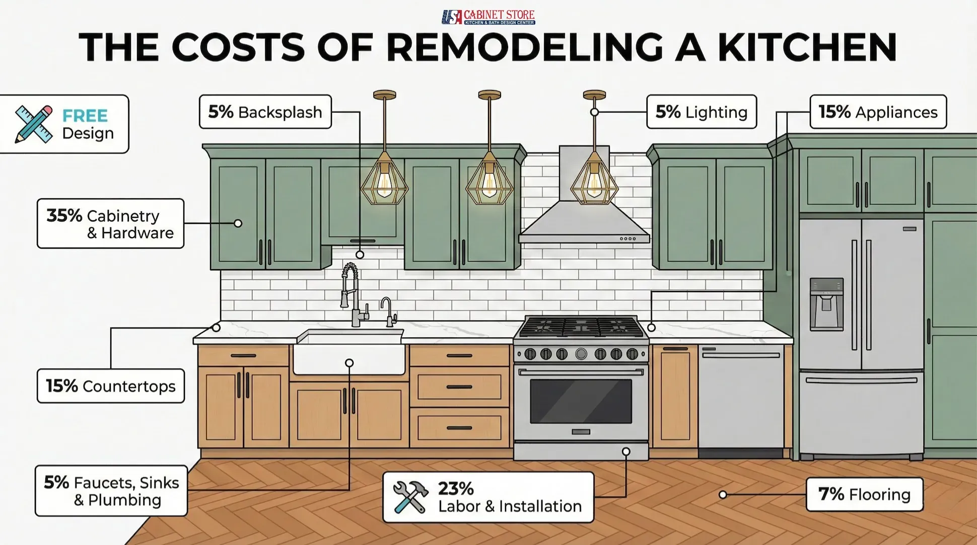 How Much Does a Kitchen Remodel Cost in 2026? 18 thecostsofkitchenremodel 2026
