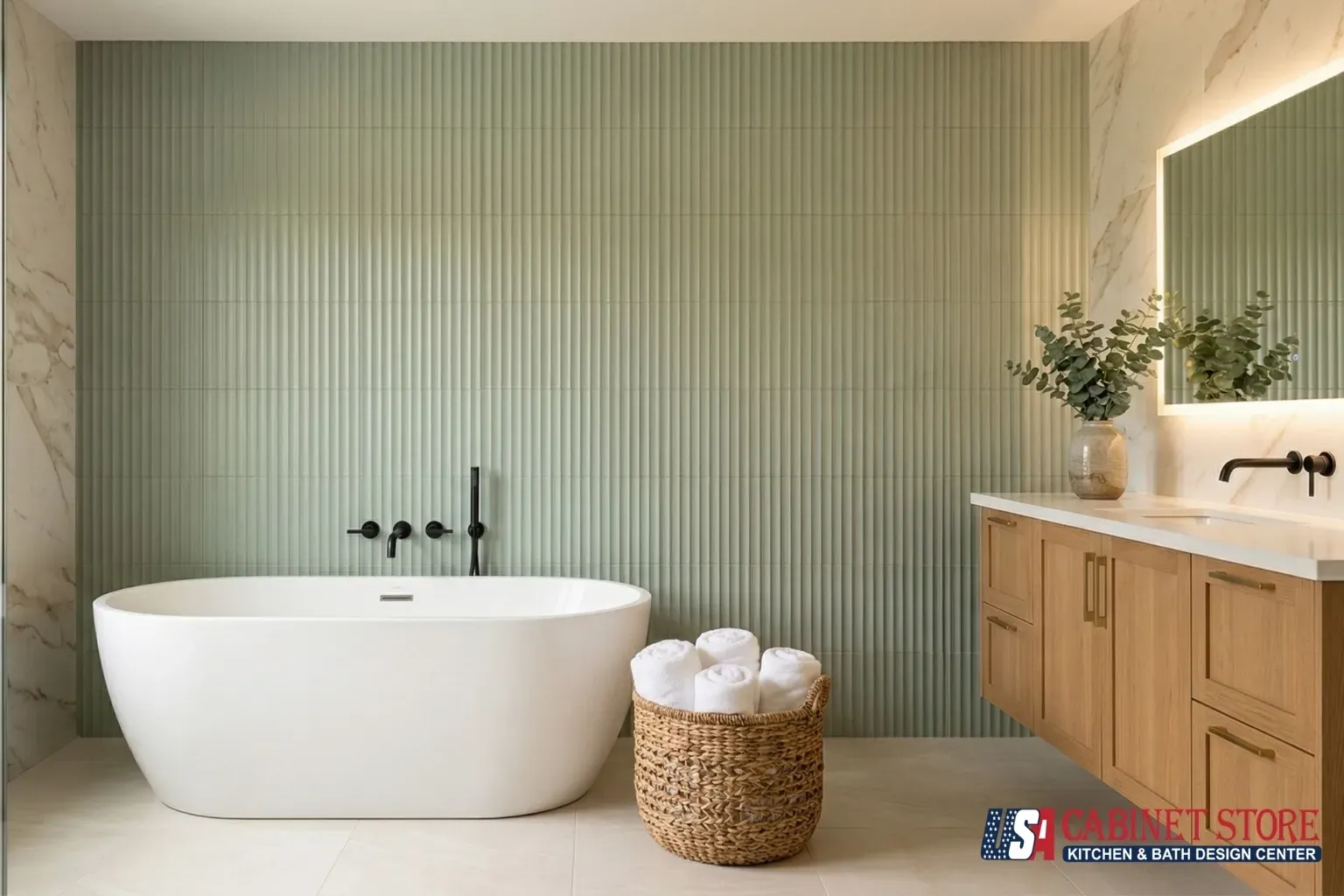 Bathroom Remodeling in Orlando: Complete Homeowner Guide 15 spa-inspired-bathroom-design-orlando-2026-sage-green-oak-vanity
