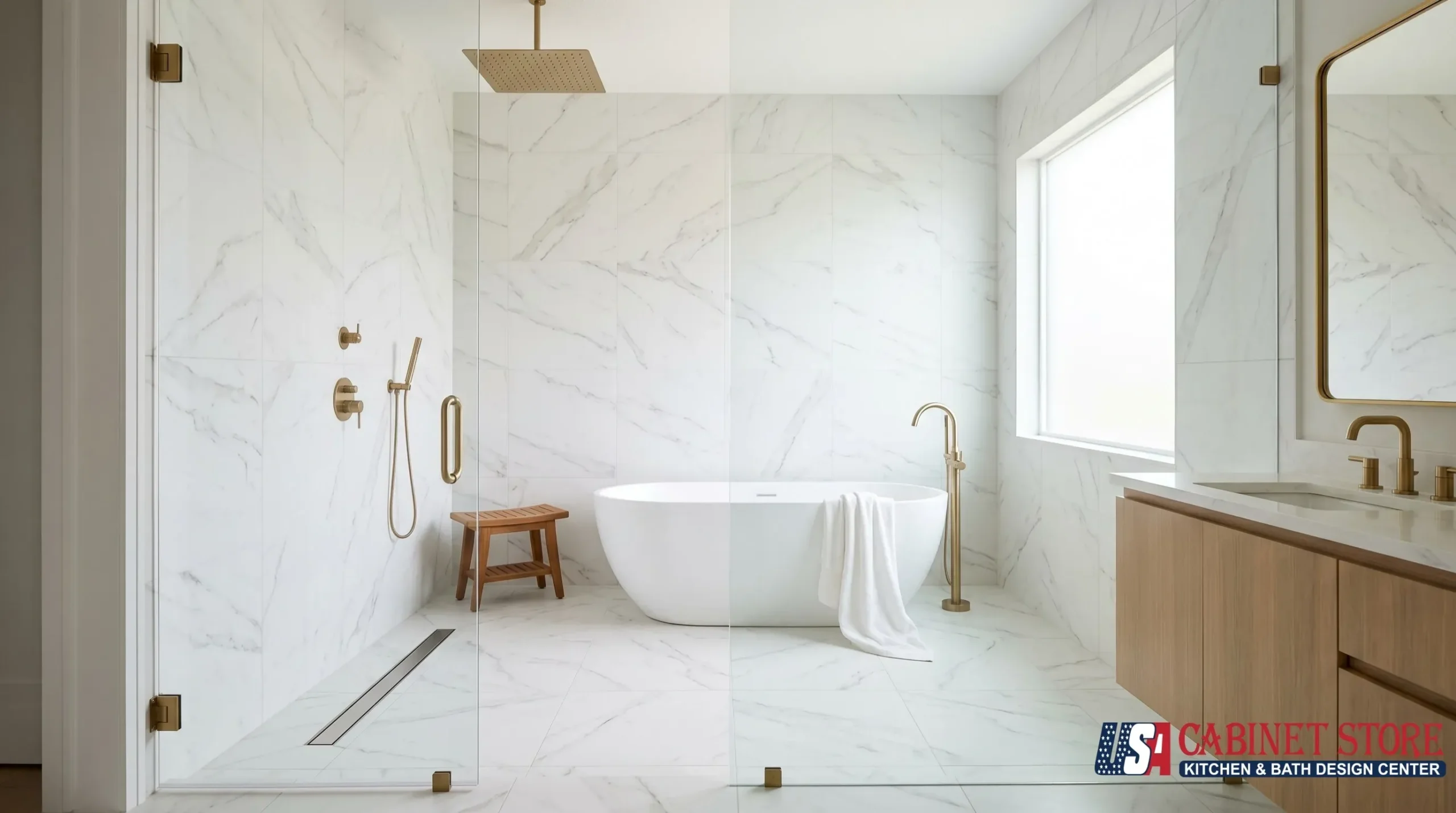 Master Bathroom Remodel in Orlando: Ideas, Costs & Materials 9 orlando-master-bathroom-freestanding-tub-walk-in-shower-marble Master Bathroom Remodel in Orlando Ideas, Costs and Materials